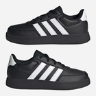 Tenisówki chłopięce Adidas Breaknet Lifestyle Court Lace HP8961 38.5 (5.5UK) Czarne (4066749445751) - obraz 5