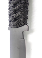 Тактический Нож Avalanche с Чехлом Черный 18 см с Плетеной Рукоятью Туристический Охотничий Рыболовный Походный - изображение 6