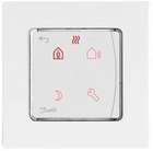 Терморегулятор Danfoss Icon програмований сенсорний 230 В настінний білий (5702425129865)