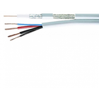 Комбинированный кабель Одескабель ССTV mini RG-59+(2*0,50+2*0,22) бухта 305 м оболочка ПВХ цвет белый