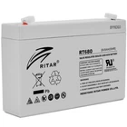 Акумуляторна батарея AGM RITAR RT 680, Gray Case, 6V 8AH (151х34х94 (100)) Q20