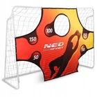 Переносные большие футбольные ворота 245 х 155 х 80 см + мат на точность Neo-Sport NS-455