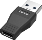 Adapter Hama USB Type-C - USB Type-A F/M Black (4047443437563) - obraz 1