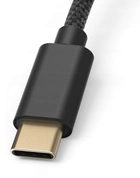 Kabel Hama Fabric USB Type-C - Lightning M/M 1.5 m Black (4047443486400) - obraz 3