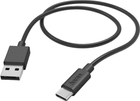 Kabel Hama USB Type-A - USB Type-C M/M 3 m Black (4047443486745) - obraz 1