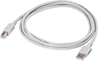 Kabel Hama USB Type-A - USB Type B M/M 1.5 m White (4007249346940) - obraz 1