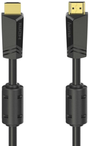 Kabel Hama HDMI - HDMI M/M 10 m Black (4047443441768) - obraz 1