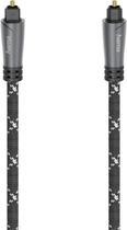 Kabel Hama Toslink - Toslink M/M 3 m Grey (4047443438508) - obraz 1