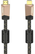 Kabel Hama HDMI - HDMI 4k M/M 0.75 m Black (4047443434227) - obraz 1