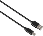Kabel Hama USB Type-C - USB Type A M/M 0.9 m Black (4047443442413) - obraz 1