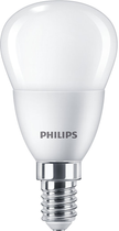 Zestaw żarówek LED Philips P45 E14 5W 2 szt Cool White (8719514310155) - obraz 1