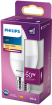 Світлодіодна лампа Philips B38 E14 7W Warm White Matte (8719514309623) - зображення 2