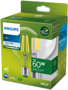 Світлодіодна лампа Philips UltraEfficient G95 E27 4W Cool White (8720169202726) - зображення 1