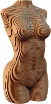Картонний 3D пазл-конструктор Cartonic 3D Puzzle Female Torso (CARTTORSW)