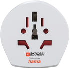 Adapter podróżny Hama World Travel Pro Light 2 x USB Type-A White (4047443491428) - obraz 3
