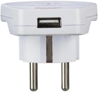 Дорожній адаптер Hama World Travel USB Type-A White (4047443491435) - зображення 2