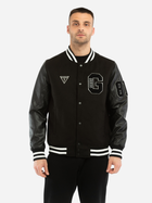 Демісезонна куртка чоловіча Guess X3OL13WEAP0 2XL Чорна (7621701452849) - зображення 1