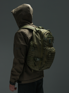 Рюкзак тактичний чоловічий BEZET Soldier 9953 Хакі (2000105901040) - зображення 14