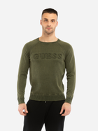 Sweter męski bawełniany Guess X2BR06Z27Y0-AMG S Zielony (7621701102942) - obraz 1