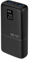 Powerbank VIGGO 20000 mAh PD Czarny (32758) (955555902127735)  - Outlet - obraz 1