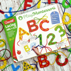 Zestaw edukacyjny Quercetti Play Montessori Przeplatanka ABC + 123 (5902447017359) - obraz 2