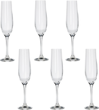 Zestaw kieliszkow do wina musujacego La Porcellana Bianca Novello Przezroczysty 190 ml 6 szt (P401300007) - obraz 1