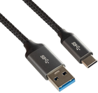 Kabel Montis USB Type A - USB Type C M/M 1 m Black (KAB-USB-0000006) - obraz 4