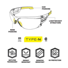 Тактичні окуляри Mechanix Type-N -чорні - зображення 4