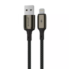 Кабель Proove Dense Metal Lightning 2.4A 1m Cable Black