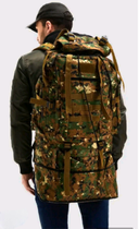 Тактический рюкзак от 70 до 100 л. MADORU для походов, охоты, кемпинга, пиксель - изображение 9