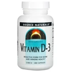 Витамины Source Naturals Vitamin D-3 2000 IU 200 капсул