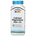 Вітаміни 21st Century Calcium Magnesium Zinc + D3 250 таблеток