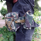 Сумка тактична на пояс, воєнна поясна сумка (камуфляж) ON-015 - изображение 1