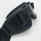 Балистичні захисні окуляри, тактичні окуляри зі змінними лінзами (чорні) - изображение 2