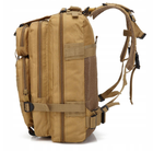 Рюкзак тактичний штурмовий, армійський воєнний рюкзак 35L (койот) ON-018 - изображение 9