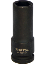 Головка торцевая ударная длинная 1/2" 17мм TOPTUL KABE1617