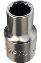 Головка торцева 1/2" 21мм 12-гранна TOPTUL BAEB1621