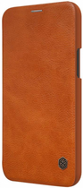 Etui z klapką Nillkin Qin Leather Case do Apple iPhone 12 Pro Max Brown (6902048201675) - obraz 2