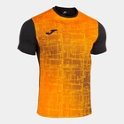 Футболка Joma ELITE VIII SHORT SLEEVE T-SHIRT черный,оранжевый M 101929.108 M