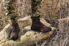 Берцы тактические. Мужские боевые ботинки с водостойкой мембраной Maxsteel Waterproof Brown 43 (284мм) коричневые - изображение 4