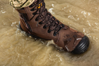 Берці тактичні. Чоловічі бойові черевики з водостійкою мембраною Мaxsteel Waterproof Brown 40 (258мм) коричневі - зображення 3