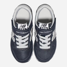 Підліткові кросівки для хлопчика New Balance 996 YV996NV3 35 (3US) Темно-сині (195173947075) - зображення 4