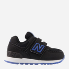 Buty sportowe chłopięce New Balance 574 IV574IG1 23.5 (7US) Czarne (196307215183)