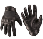 Перчатки тактические кожаные XL Черные Mil-Tec TACTICAL GLOVES LEDER/ARAMID S SCHWARZ (12504202-11-XL) - изображение 1