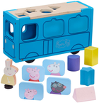 Drewniany zestaw do zabawy - sorter Peppa Pig Autobus szkolny Peppy (07222) (5029736072223) - obraz 3