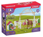 Ігровий набір Schleich HORSE CLUB Гості Ханни коні з собакою Рубі 42458 (4059433574295)