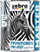 Грунтовка антикоррозионная ГФ-021 Zebra Master 1287 М87 2.6 кг Серая (4823048031876)