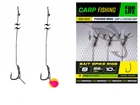 Проф Монтаж Карповый методный поводок с иглой Bait Spike Rigs (8кр/10см/25Lb/11,5кг) (3шт/пачка),PV17301