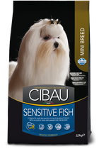 Сухой корм для собак Farmina Cibau Sensitive Adult Mini с чувствительным пищеварением с рыбой