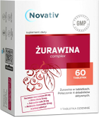 Suplement diety Novativ Żurawina complex 60 tabs (5908288961196) - obraz 1